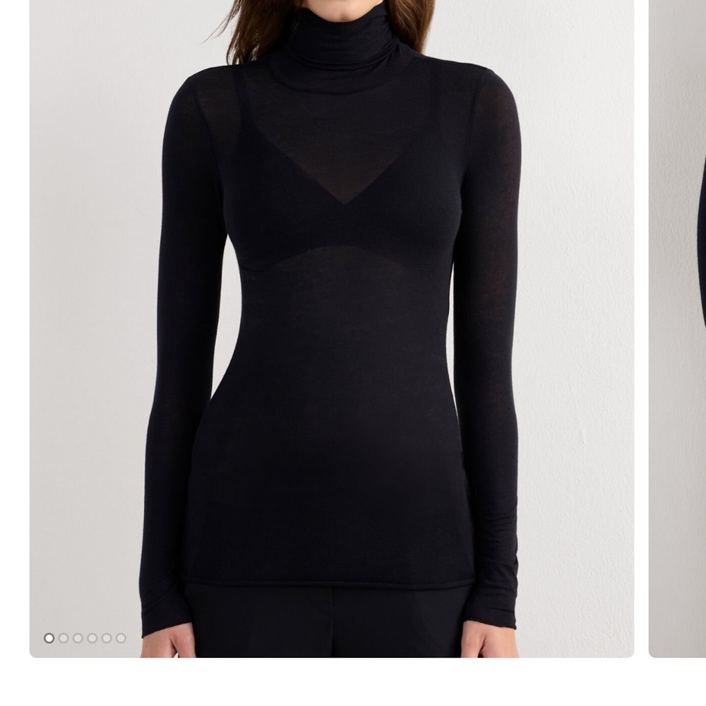 Turtleneck Modal Cashmere Ultralight Top